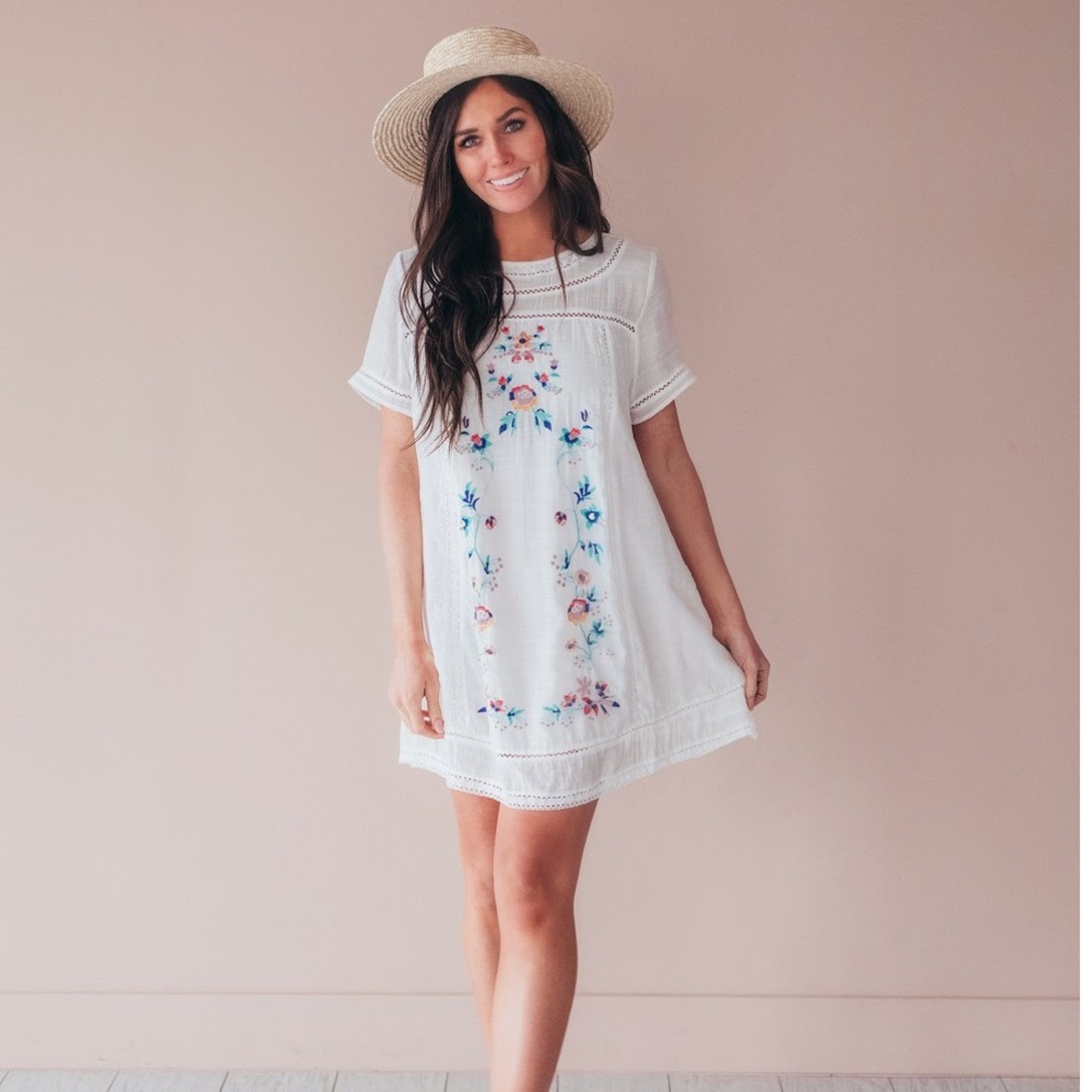 Umgee Embroidered Dress